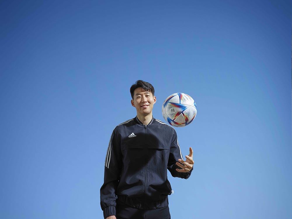 WK 2022 bal Son Heung-Min gooien