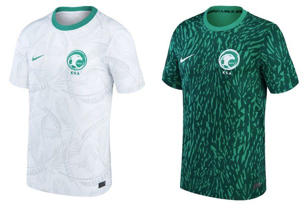 WK 2022 shirt Saudi-Arabië